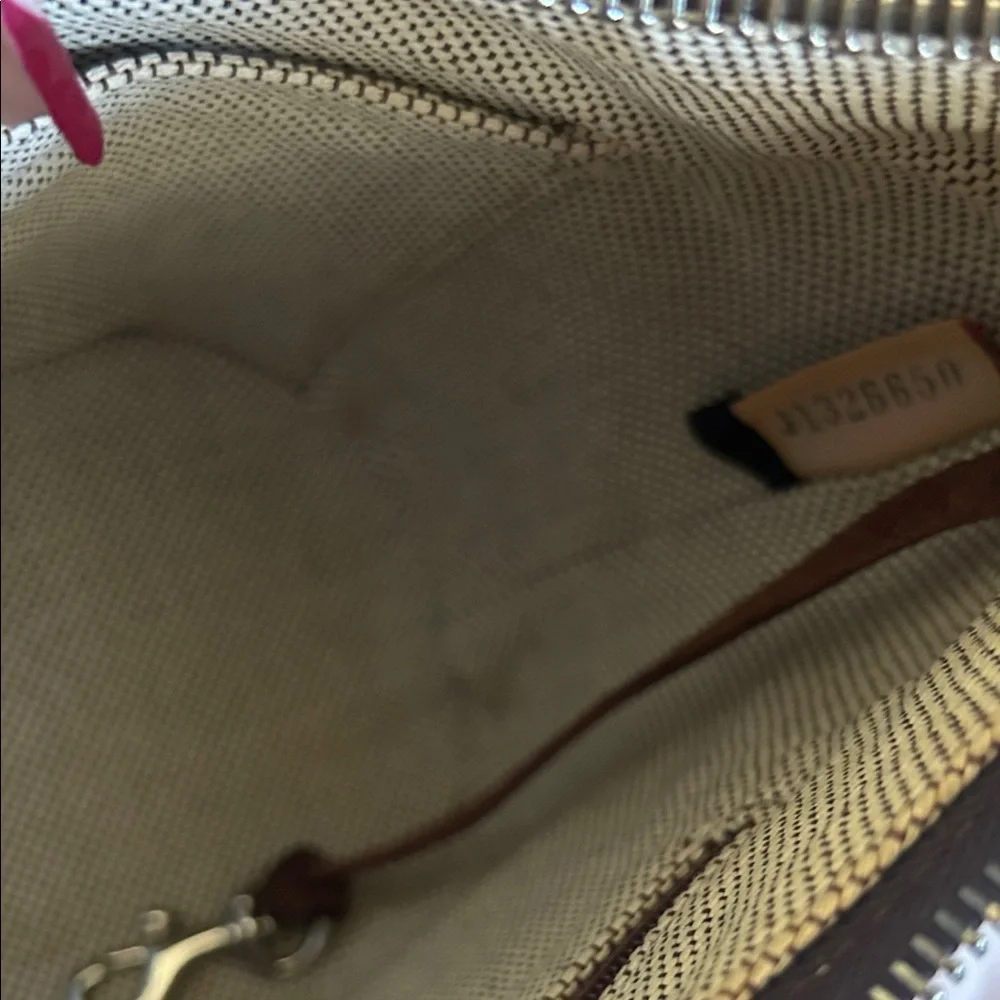 Dooney & Bourke Burgundy Patterned Hobo Bag